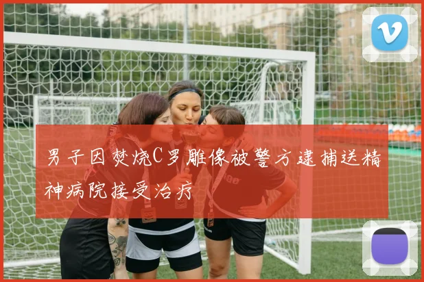 男子因焚烧C罗雕像被警方逮捕送精神病院接受治疗